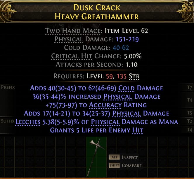 Dusk Crack Heavy Greathammer#915517