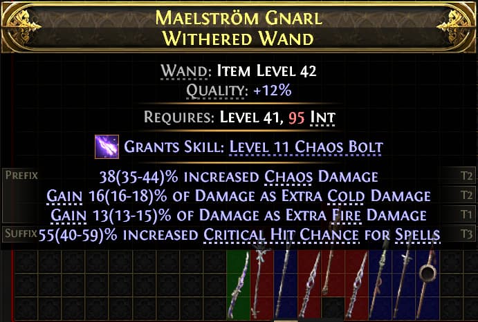 Maelstrom Gnarl Withered Wand#312992
