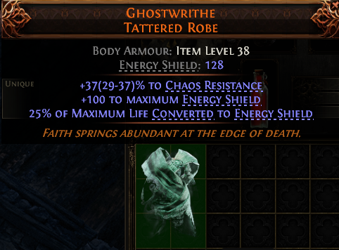 Ghostwrithe Tattered Robe#355356