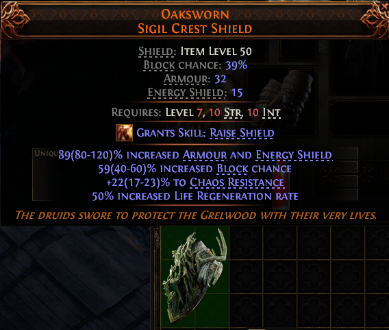 Oaksworn Sigil Crest Shield#209799