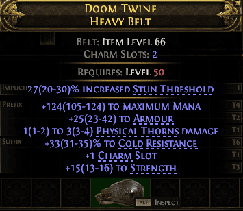 Doom Twine Heavy Belt#535891