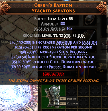 Obern'S Bastion Stacked Sabatons#625824