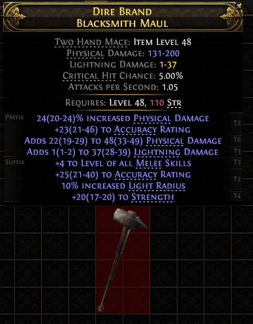 Dire Brand Blacksmith Maul#466847