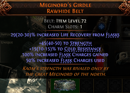 Meginord'S Girdle Rawhide Belt#304312