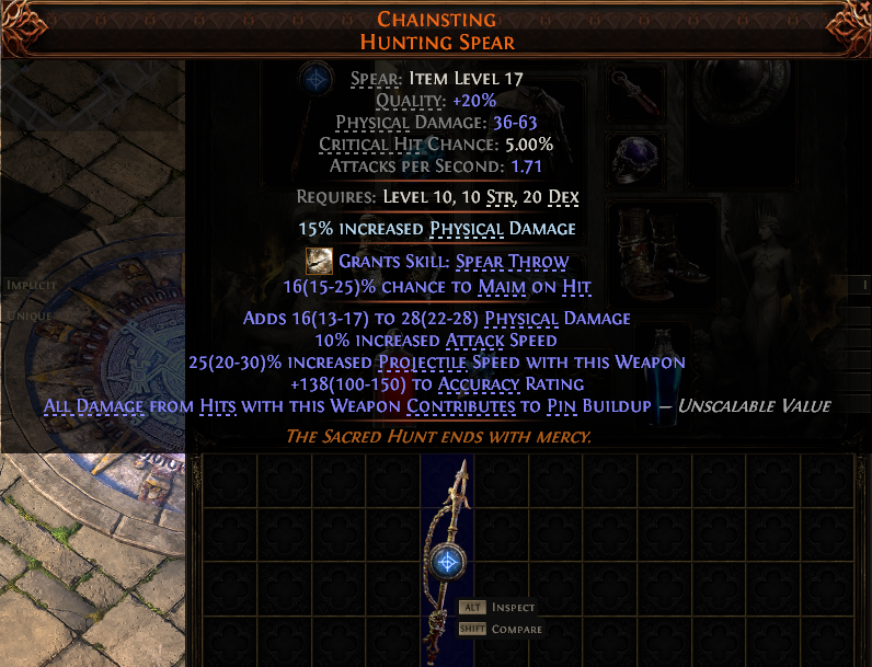 Chainsting Hunting Spear#467992