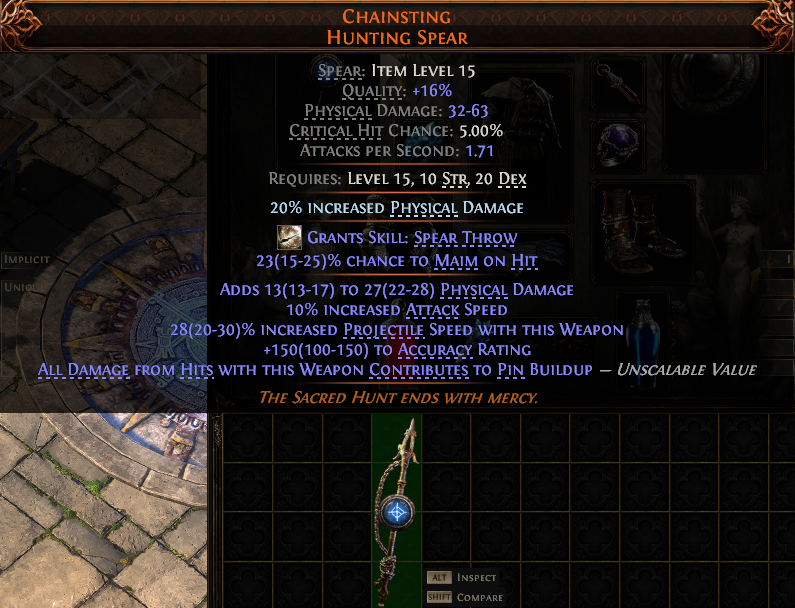 Chainsting Hunting Spear#33051
