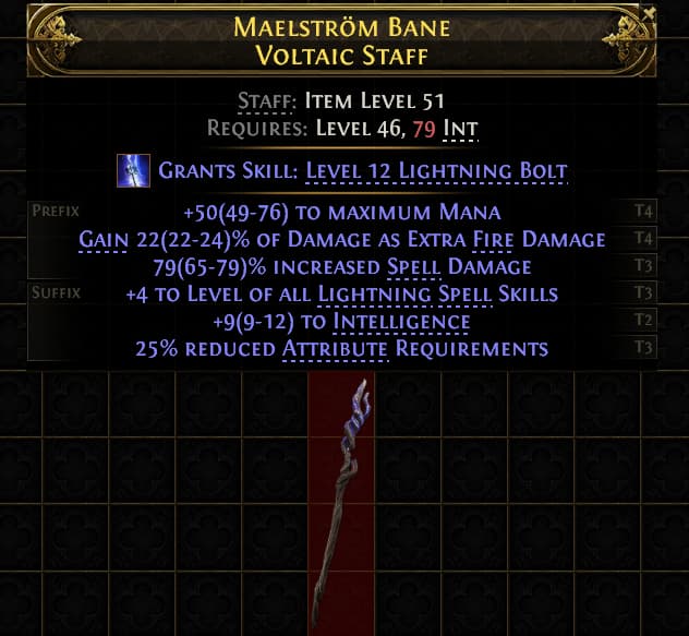 Maelstrom Bane Voltaic Staff#161883