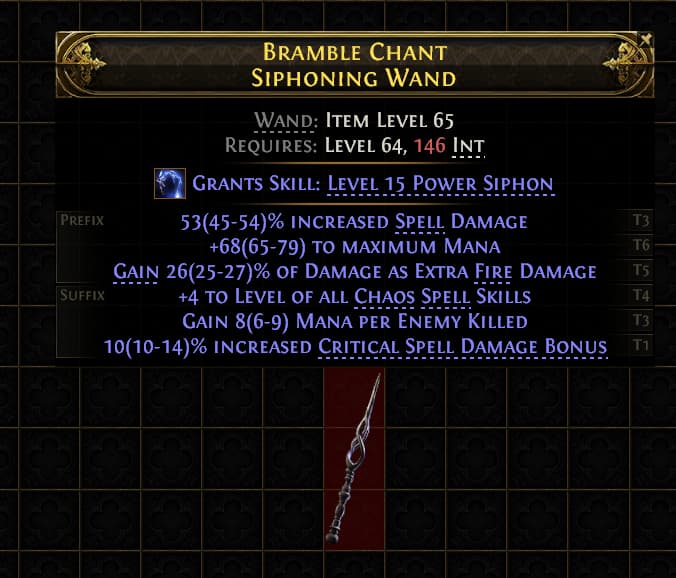 Bramble Chant Siphoning Wand#647485