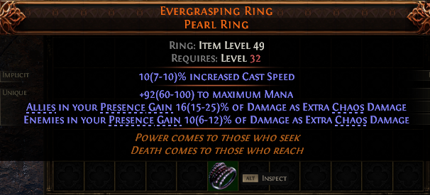 Evergrasping Ring Pearl Ring#752391