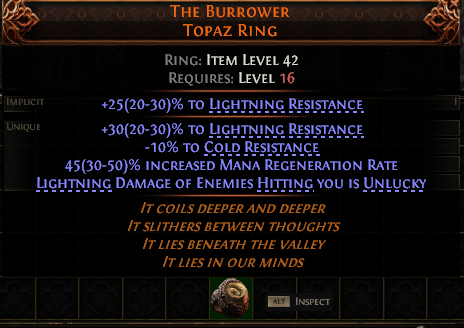 The Burrower Topaz Ring#749273
