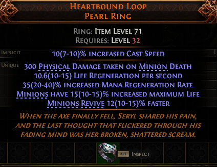 Heartbound Loop Pearl Ring#532706