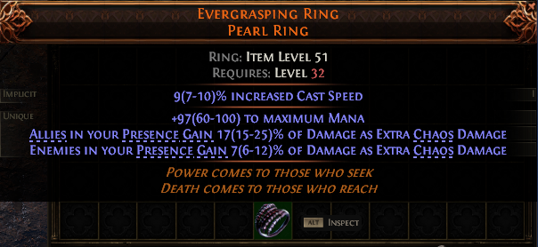 Evergrasping Ring Pearl Ring#341802