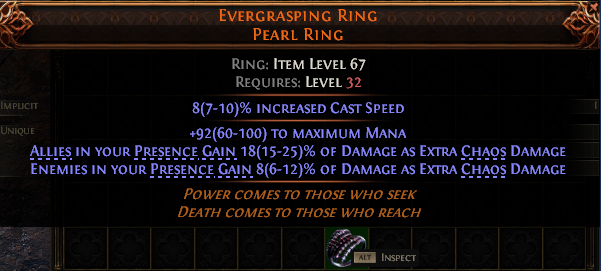 Evergrasping Ring Pearl Ring#844096