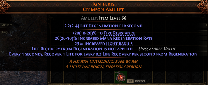 Igniferis Crimson Amulet#759902