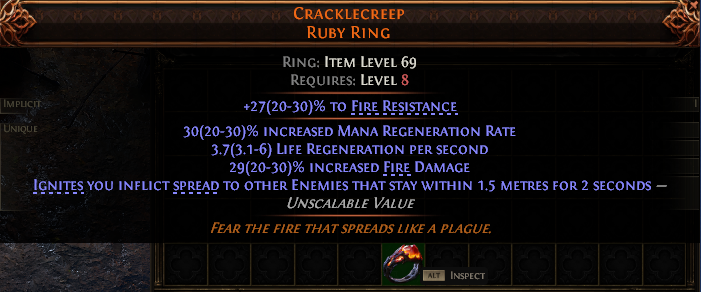 Cracklecreep Ruby Ring#560955