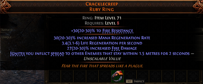 Cracklecreep Ruby Ring#775310