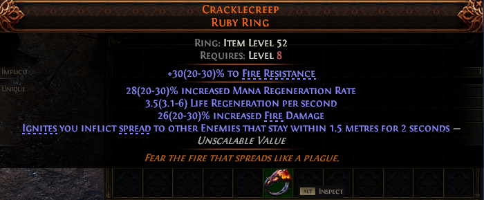 Cracklecreep Ruby Ring#193585