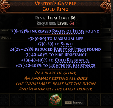 Ventor'S Gamble Gold Ring#187712
