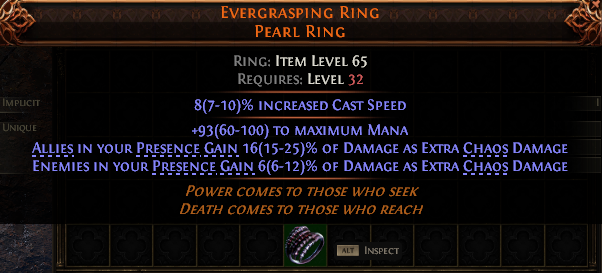 Evergrasping Ring Pearl Ring#699446