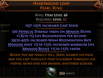 Heartbound Loop Pearl Ring#367480
