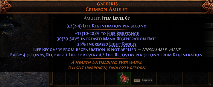 Igniferis Crimson Amulet#279997