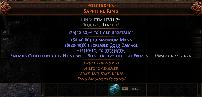 Polcirkeln Sapphire Ring#901191