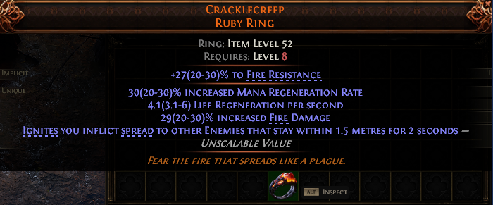 Cracklecreep Ruby Ring#430321