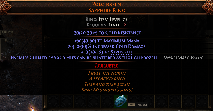 Polcirkeln Sapphire Ring#179902