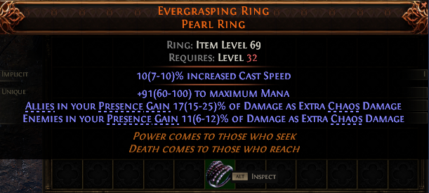 Evergrasping Ring Pearl Ring#999134
