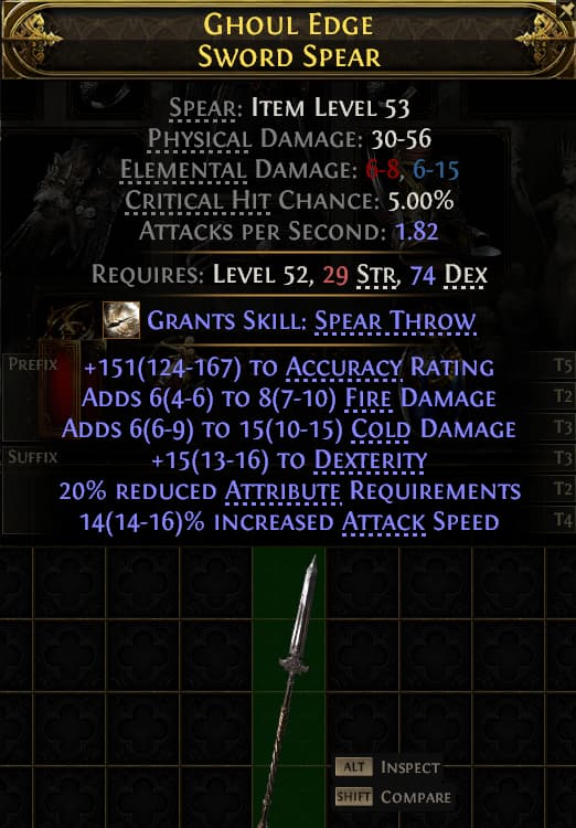 Ghoul Edge Sword Spear#875051