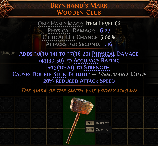 Brynhand'S Mark Wooden Club#106942