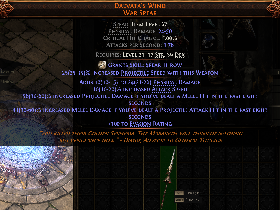 Daevata'S Wind War Spear#268556