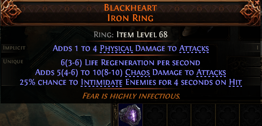 Blackheart Iron Ring#75983