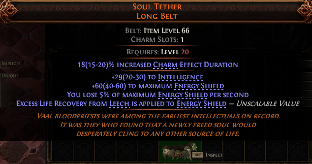 Soul Tether Long Belt#162048