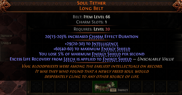 Soul Tether Long Belt#260095