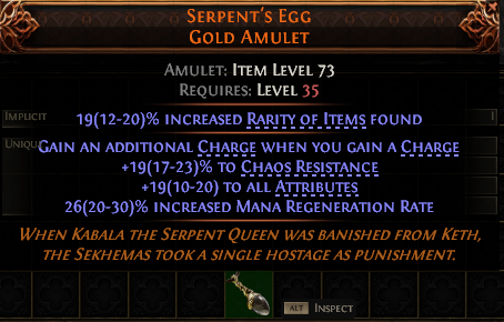 Serpent'S Egg Gold Amulet#310042