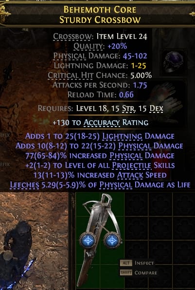 Behemoth Core Sturdy Crossbow#58899