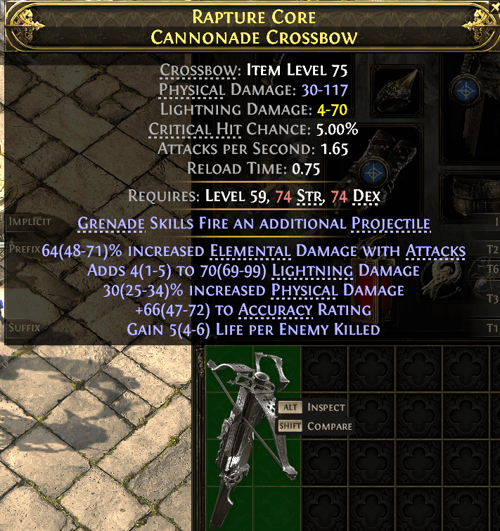 Rapture Core Cannonade Crossbow#961772
