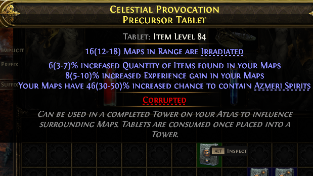 Celestial Provocation Precursor Tablet#922091