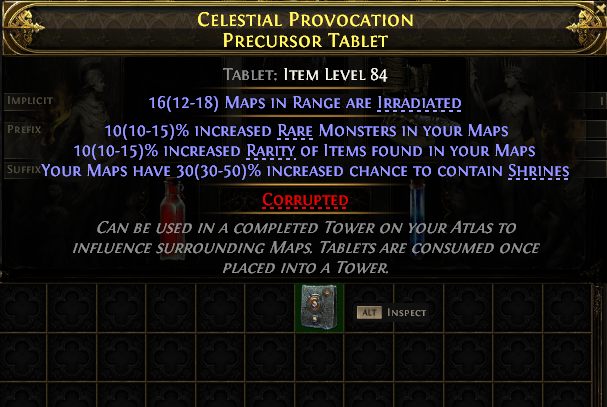 Celestial Provocation Precursor Tablet#826329