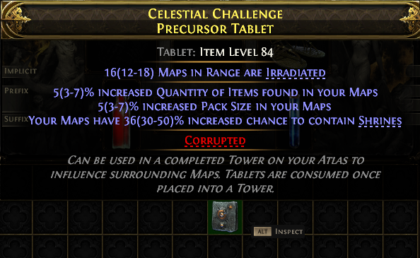 Celestial Challenge Precursor Tablet#295002