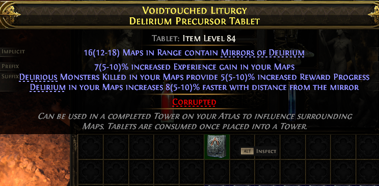 Voidtouched Liturgy Delirium Precursor Tablet#821305