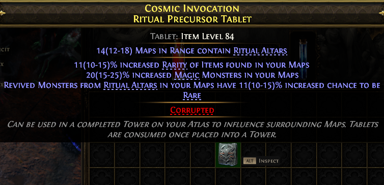 Cosmic Invocation Ritual Precursor Tablet#701105