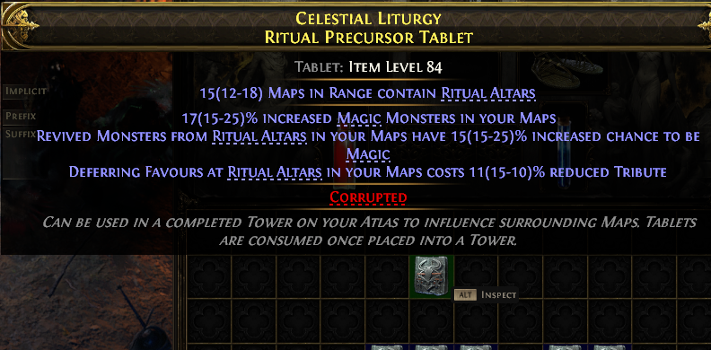 Celestial Liturgy Ritual Precursor Tablet#165710
