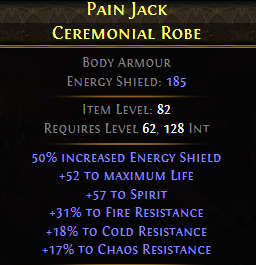 Pain Jack Ceremonial Robe