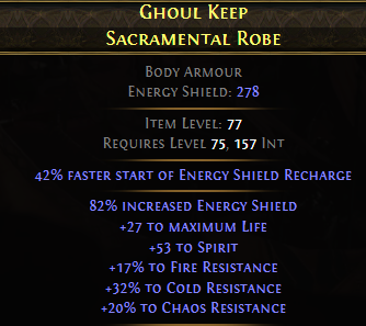Ghoul Keep Sacramental Robe