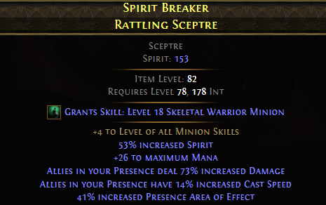 Spirit Breaker Rattling Sceptre