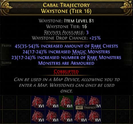 RARE WAYSTONES TIER16 ：X10 #6858995