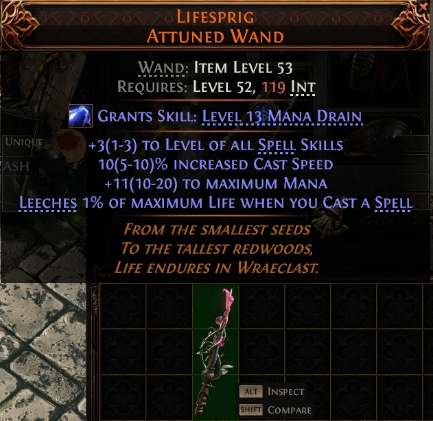 LIFESPRIGATTUNED WAND