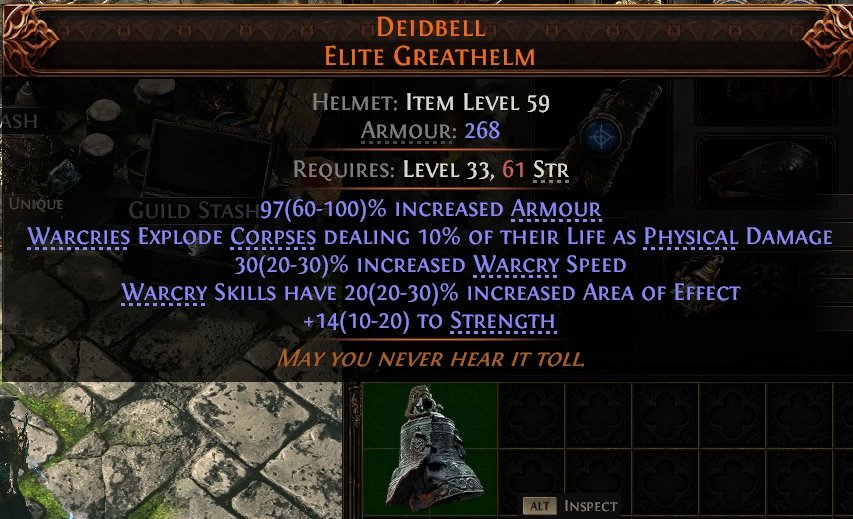 DEIDBELLELITE GREATHELM